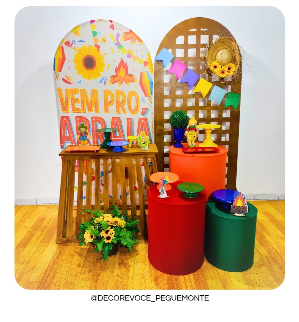 Kit Arraiá 6 - Decore Você Pegue & Monte