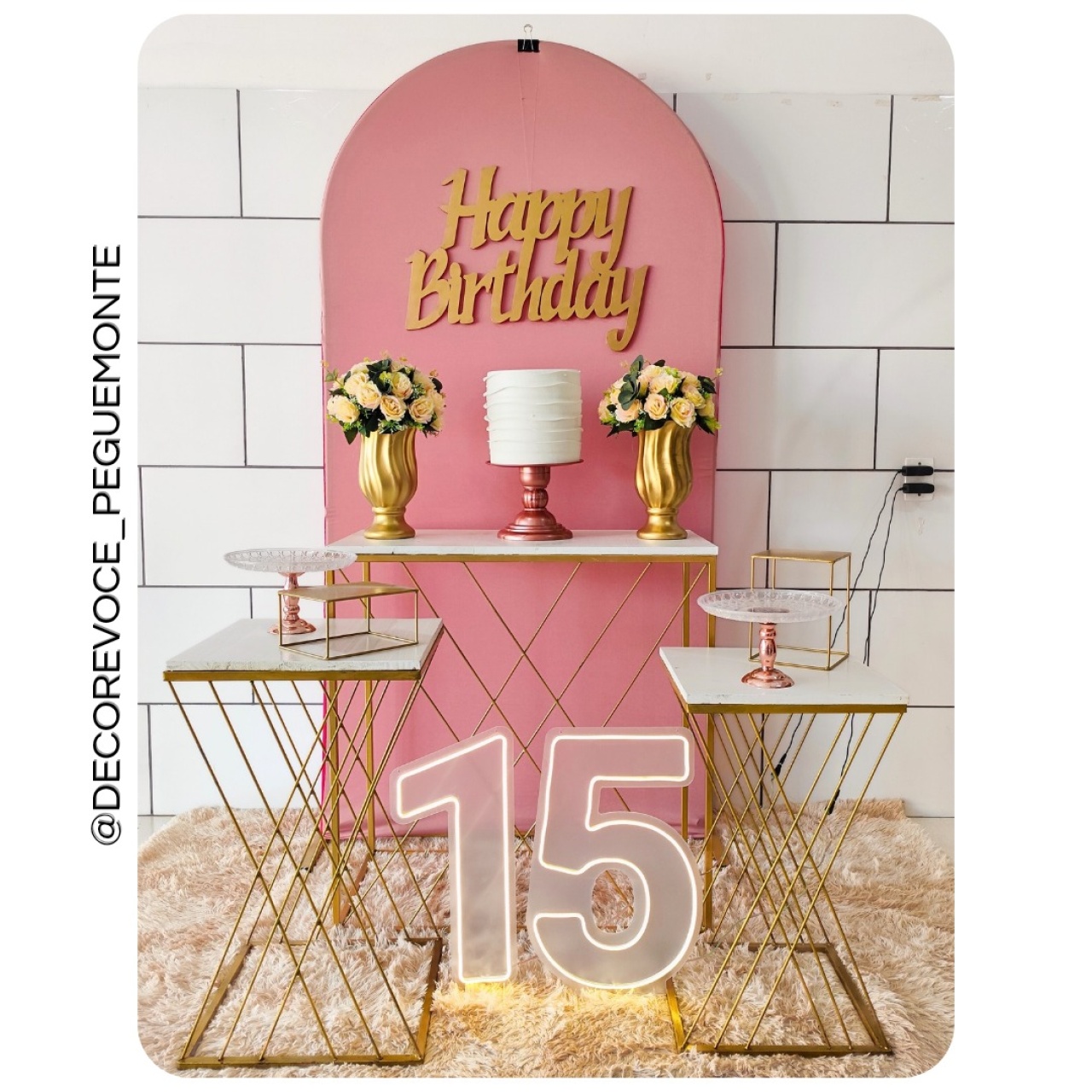 Kit Adulto Rosa Antigo 5 - Decore Você Pegue & Monte