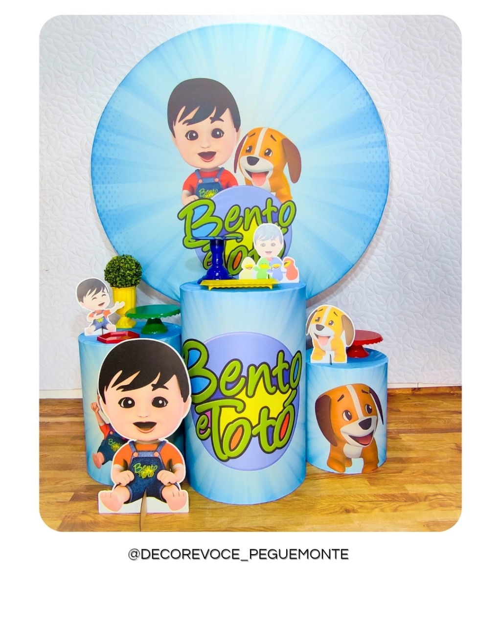 Kit Prático Bento E O Totó  - Decore Você Pegue & Monte
