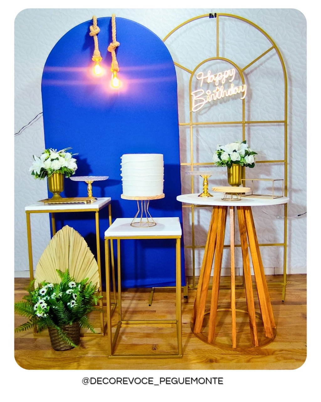 Composição Adulto Azul Royal  - Decore Você Pegue & Monte