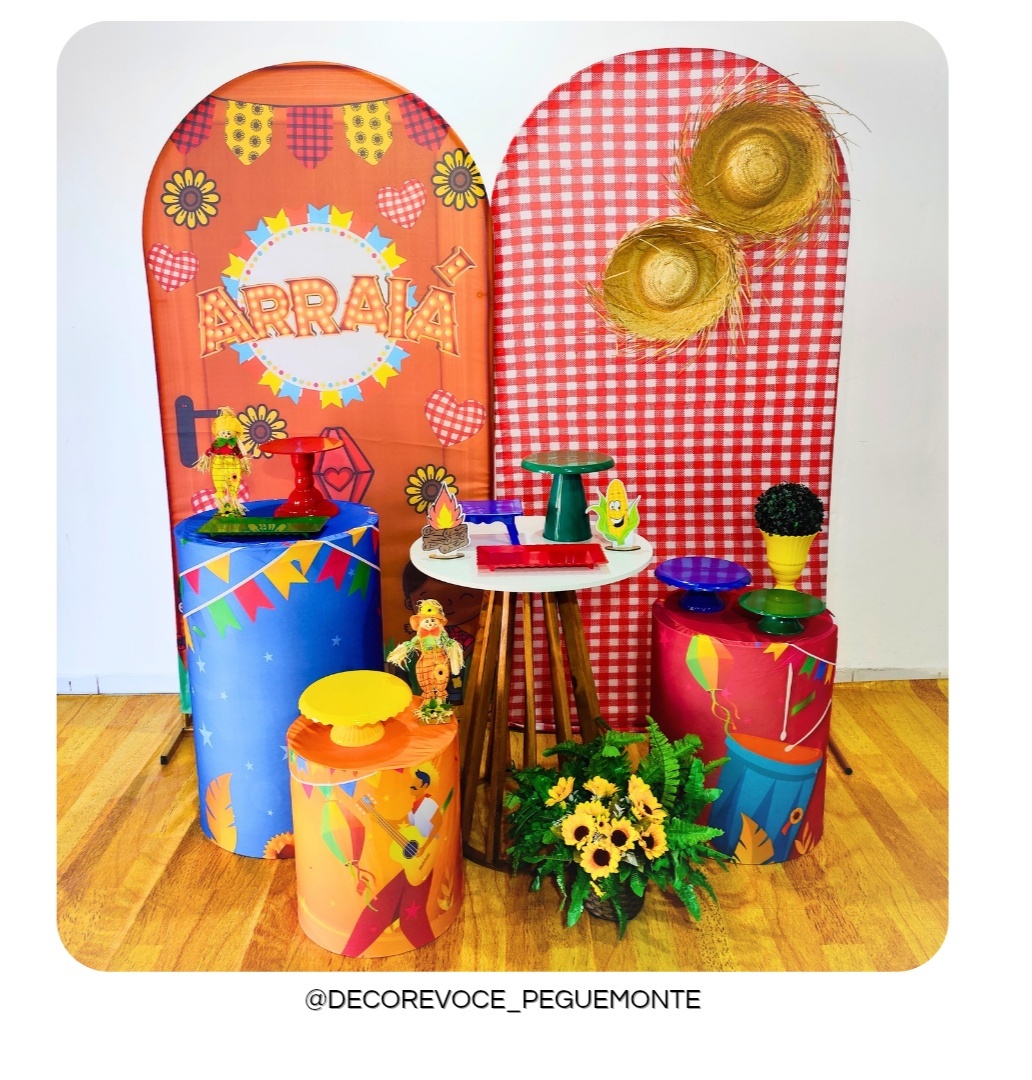Kit Arraiá 9 - Decore Você Pegue & Monte