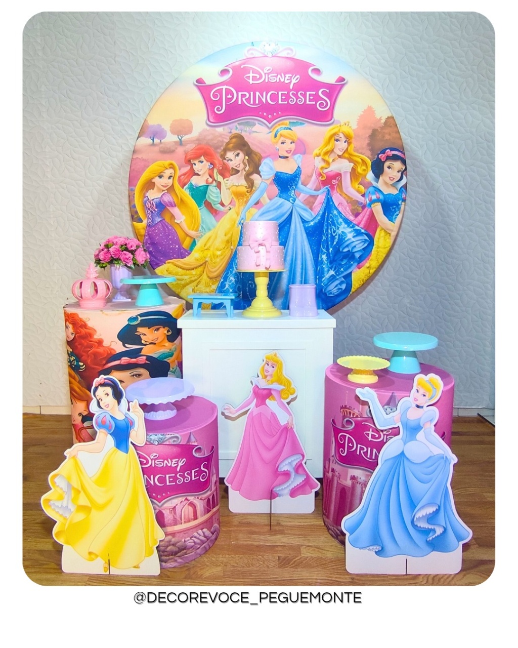 Kit Festejar As Princesas - Decore Você Pegue & Monte