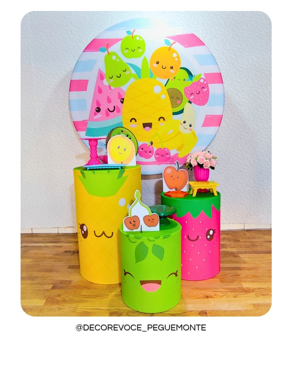 Kit Prático Frutinhas  - Decore Você Pegue & Monte