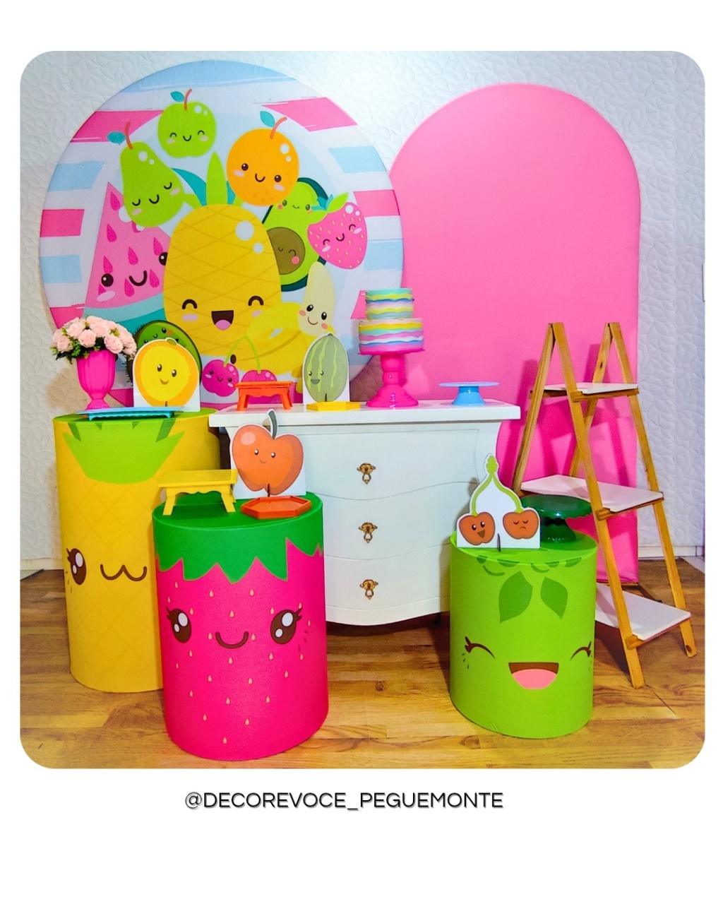 Kit Premium Frutinhas  - Decore Você Pegue & Monte