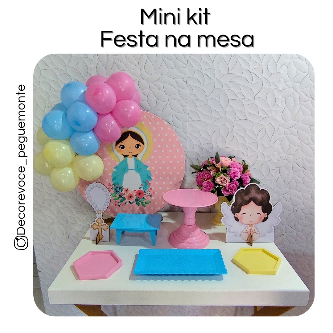 Kit Mesa Nossa Senhora das Graças  - Decore Você Pegue & Monte