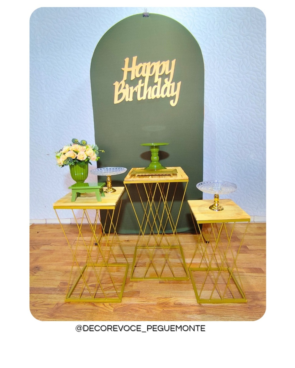 Kit Adulto Verde Oliva - Decore Você Pegue & Monte
