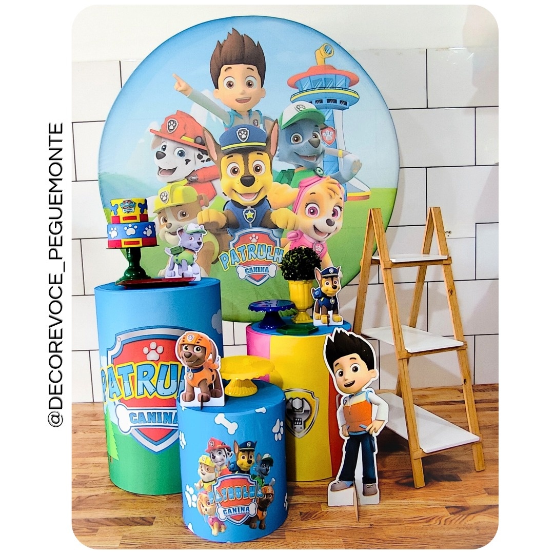 Kit Completo Patrulha Canina 2 - Decore Você Pegue & Monte