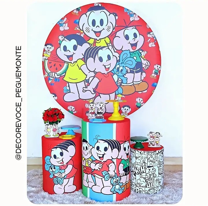 Kit Prático Turma da Monica  - Decore Você Pegue & Monte