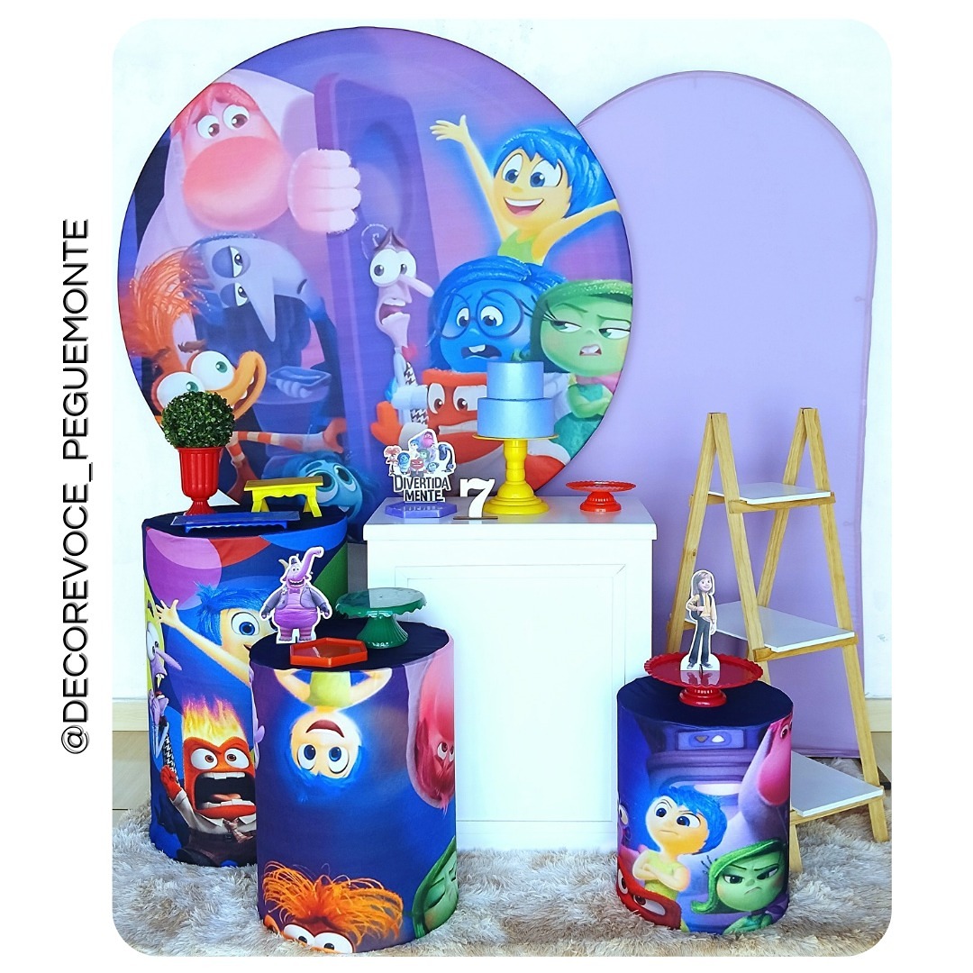 Kit Premium Divertidamente - Decore Você Pegue & Monte