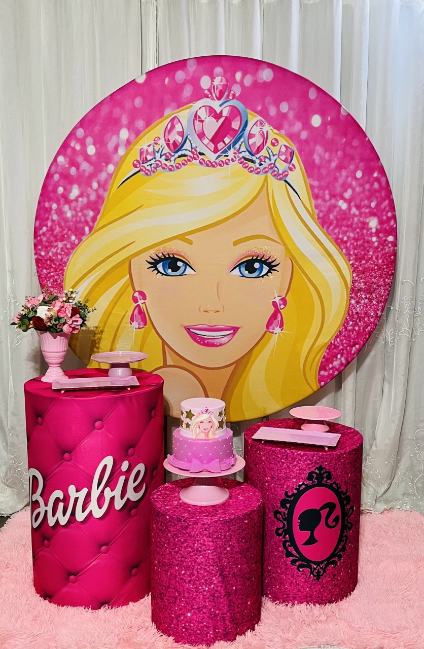 Kit Essencial Premium Barbie - Ns Decorações Pegue e Monte