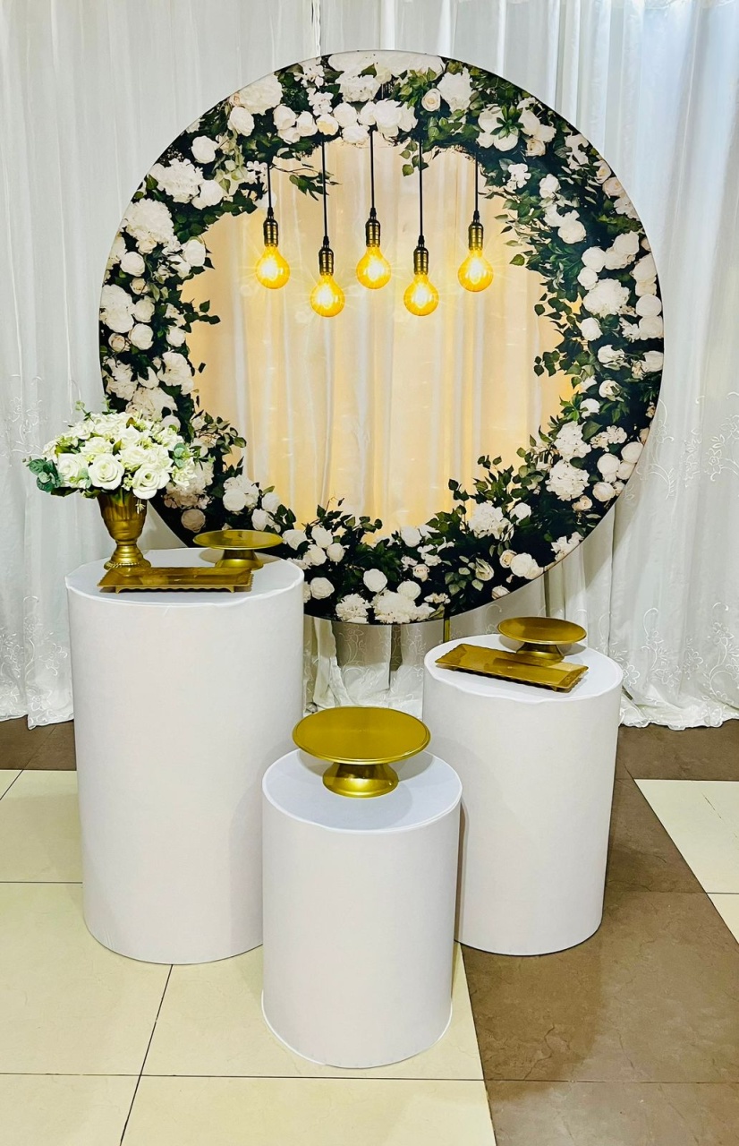 Kit Essencial Floral Branco - Ns Decorações Pegue e Monte