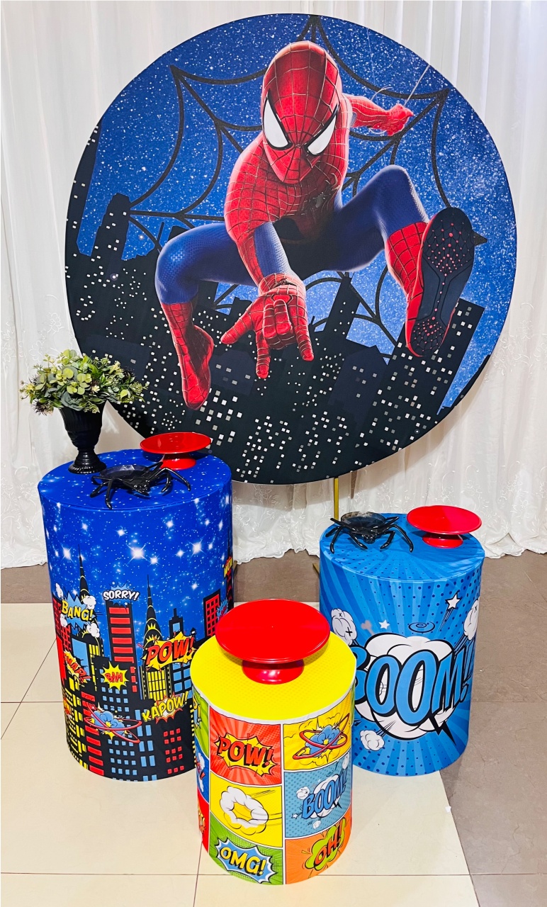 Kit Essencial Homem Aranha 1 - Ns Decorações Pegue e Monte