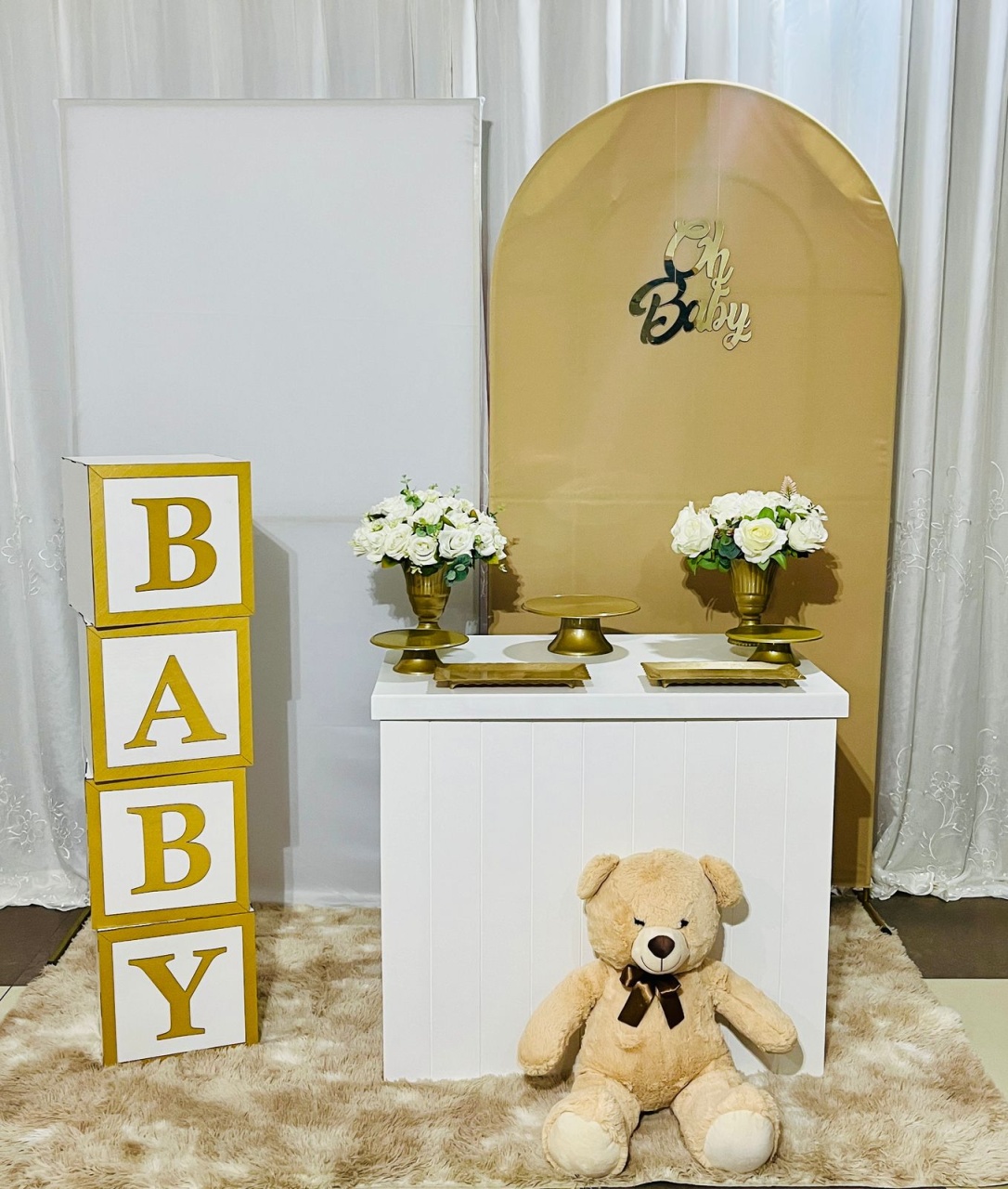 Chá de Bebê/Revelação - Ns Decorações Pegue e Monte