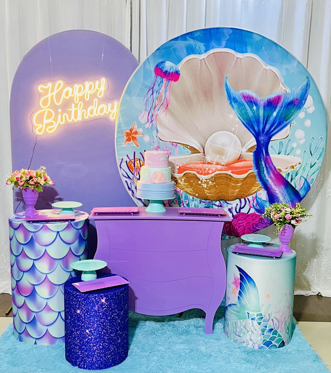 Kit Master Sereia - Ns Decorações Pegue e Monte