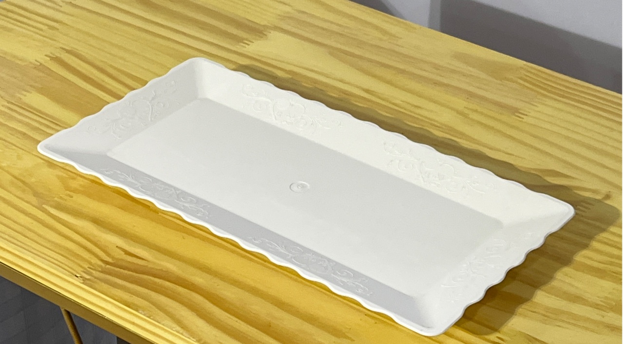 Bandeja Branca - Ns Decorações Pegue e Monte
