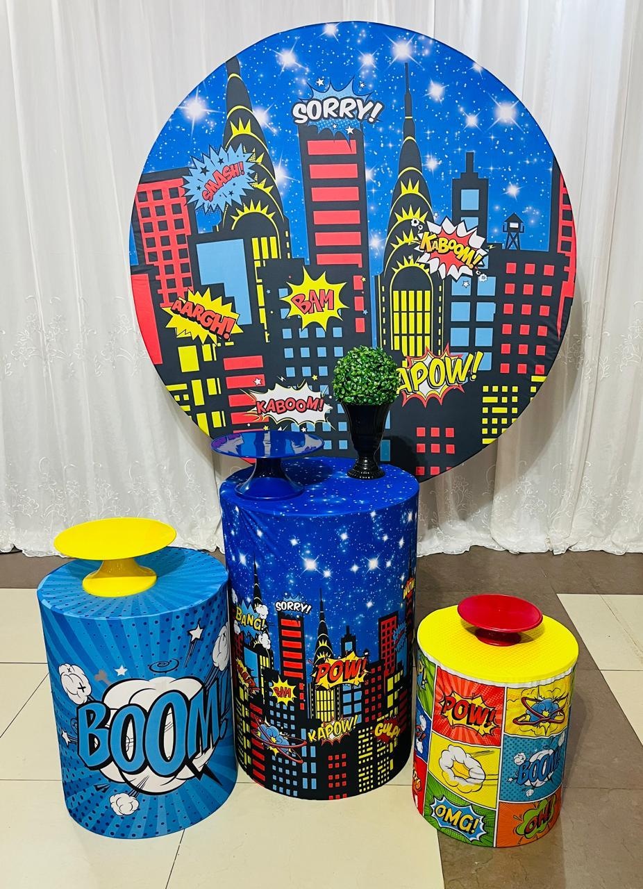 Kit Essencial Herois Cidade - Ns Decorações Pegue e Monte