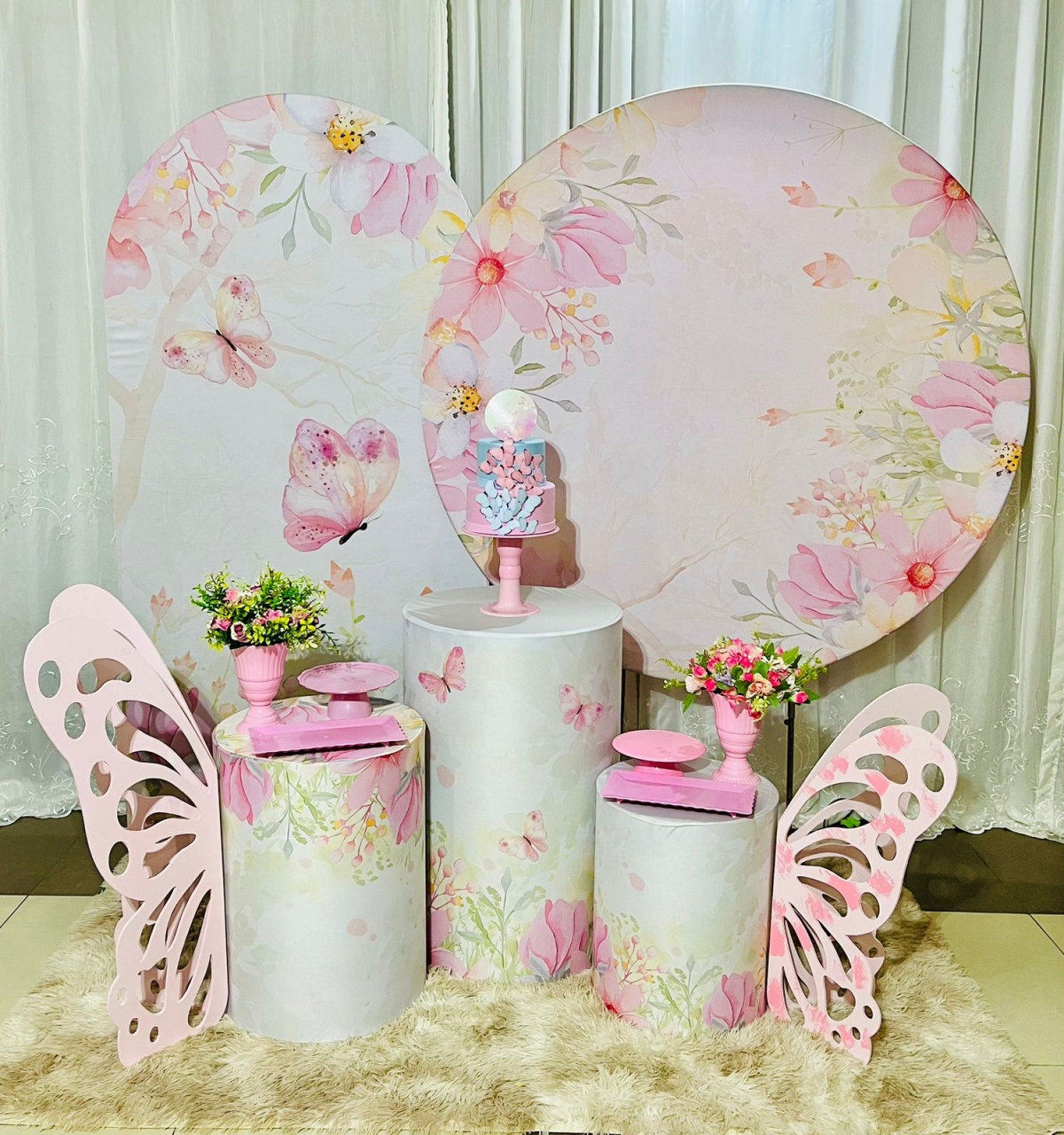 Kit Top Premium Borboleta - Ns Decorações Pegue e Monte