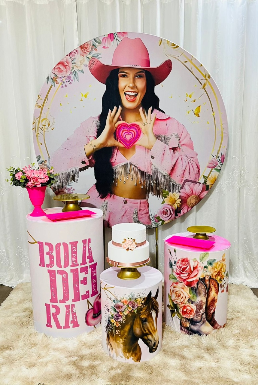 Kit Essencial Ana Castela Premium - Ns Decorações Pegue e Monte