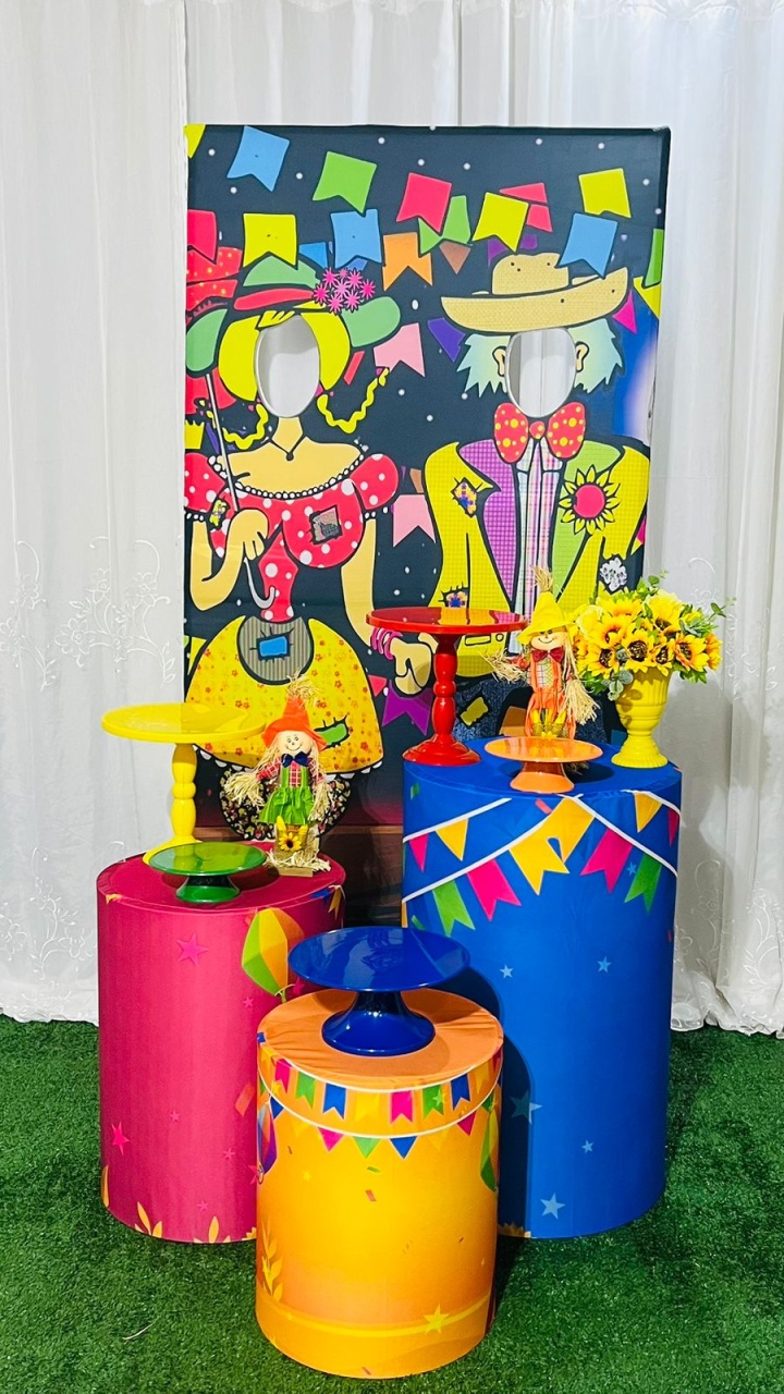 Kit Top Arraia Casal - Ns Decorações Pegue e Monte