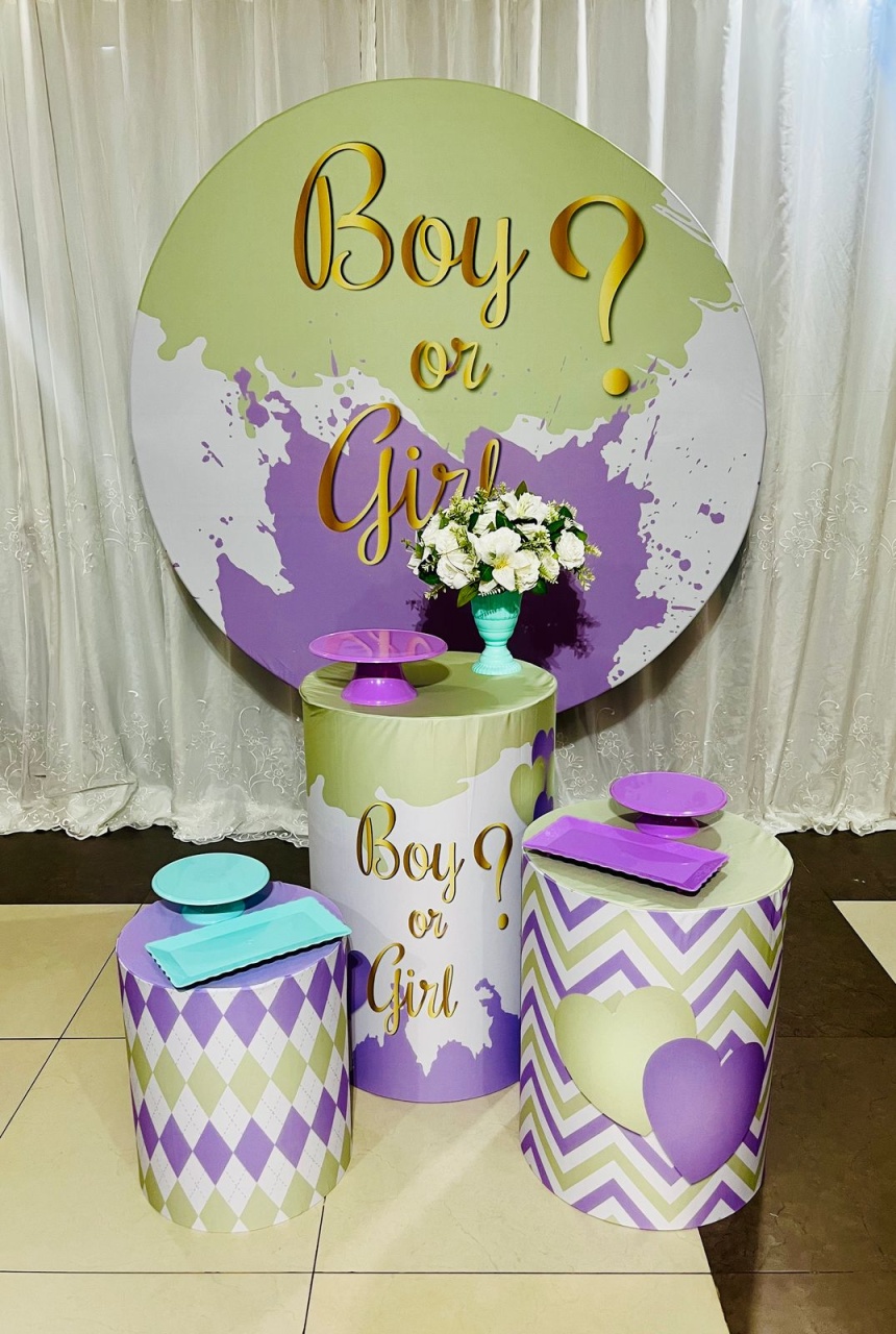 Kit Essencial Chá Revelação - Ns Decorações Pegue e Monte