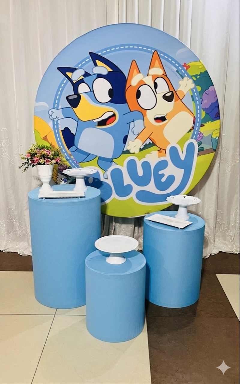 Kit Essencial Bluey - Ns Decorações Pegue e Monte