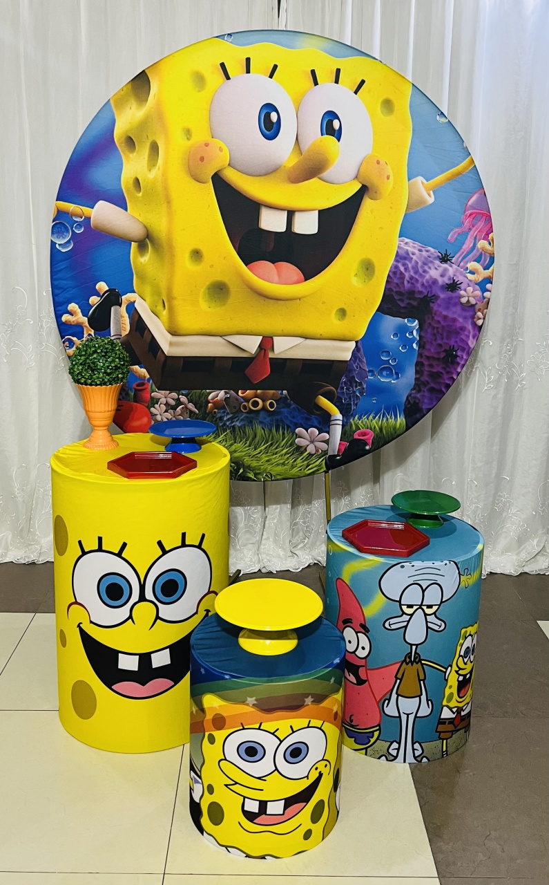 Kit Essencial Bob Esponja - Ns Decorações Pegue e Monte