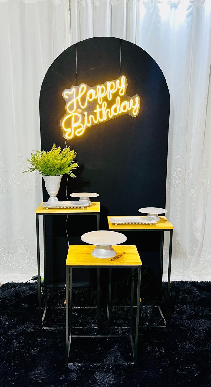 Kit Top Black C/ Prata - Ns Decorações Pegue e Monte
