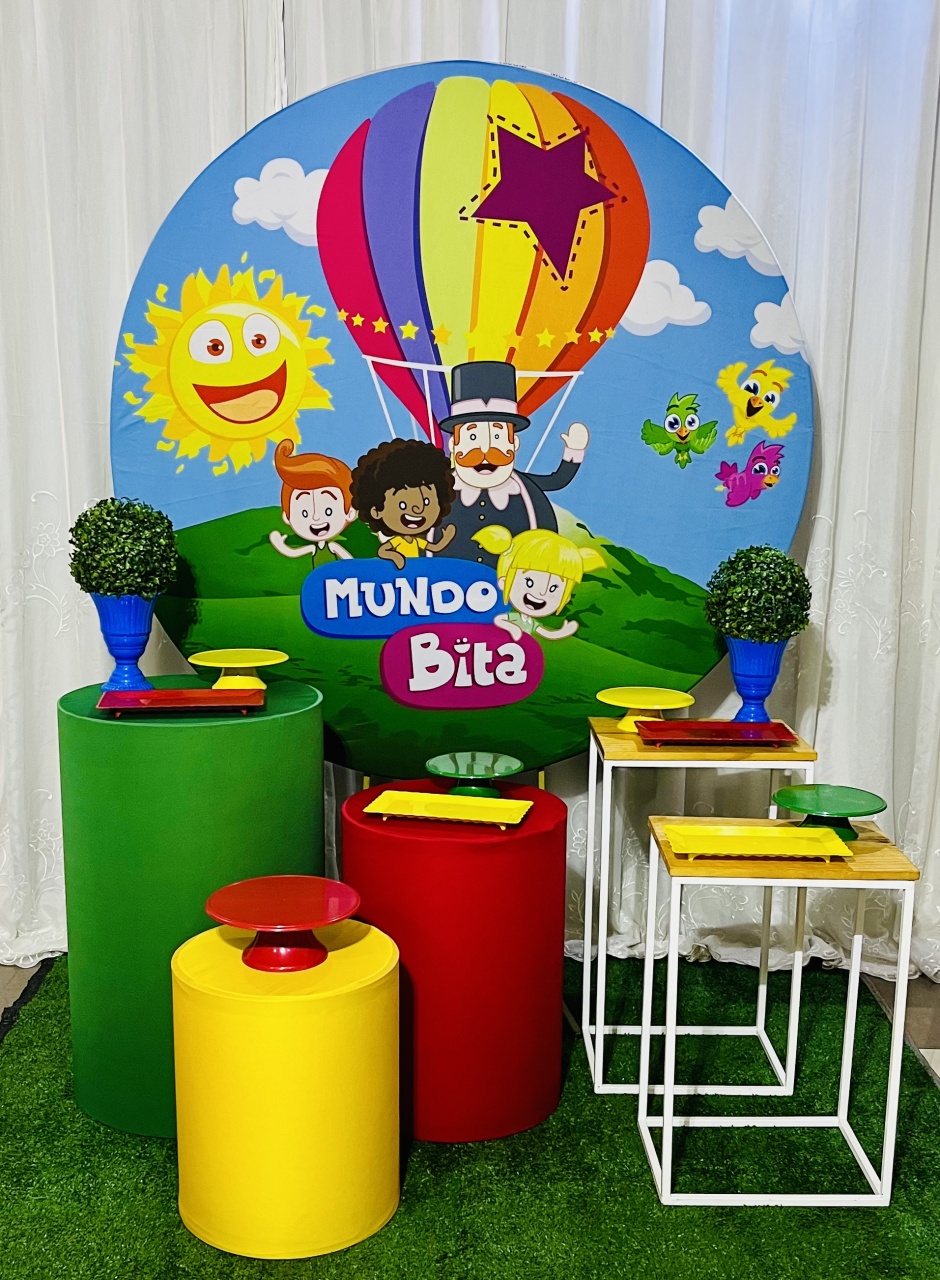 Kit Prata Mundo Bota - Ns Decorações Pegue e Monte
