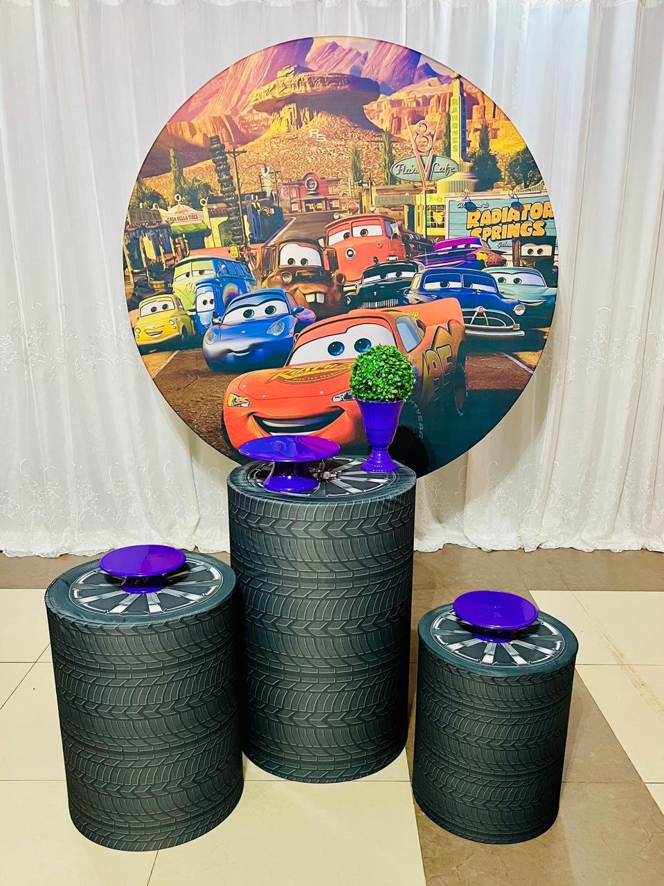 Kit Essencial Mcqueen - Ns Decorações Pegue e Monte