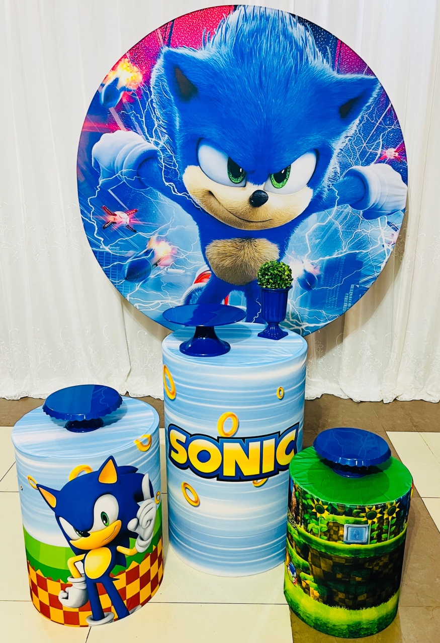 Capas Sonic - Ns Decorações Pegue e Monte