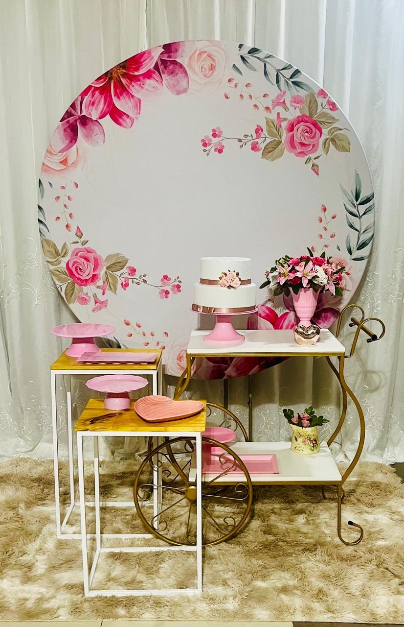 Floral Rosa - Ns Decorações Pegue e Monte