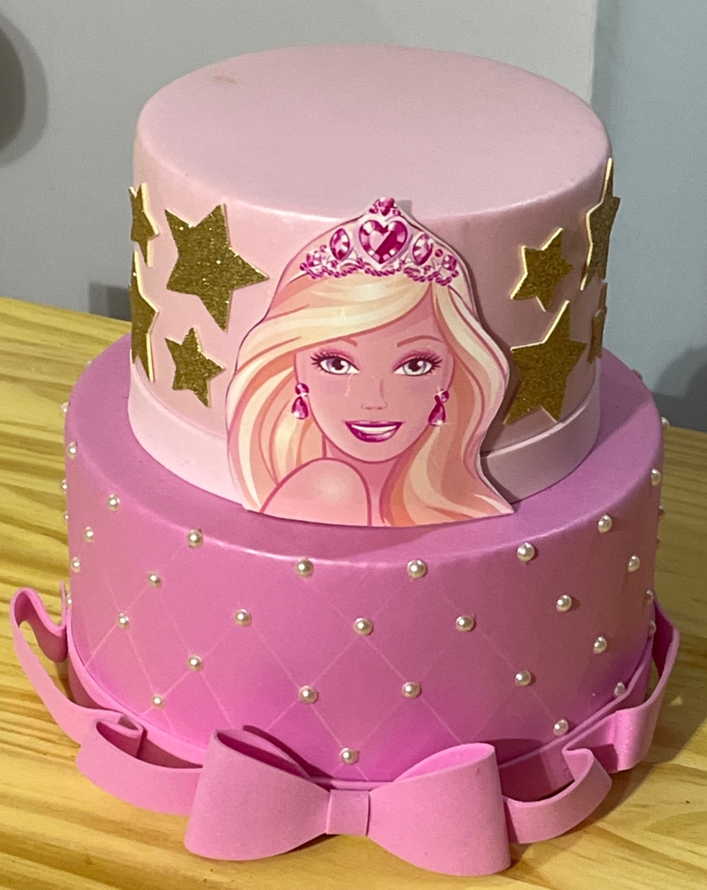 Bolo Fake Barbie - Ns Decorações Pegue e Monte
