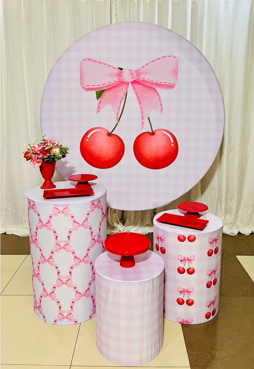 Kit Essencial Cereja - Ns Decorações Pegue e Monte