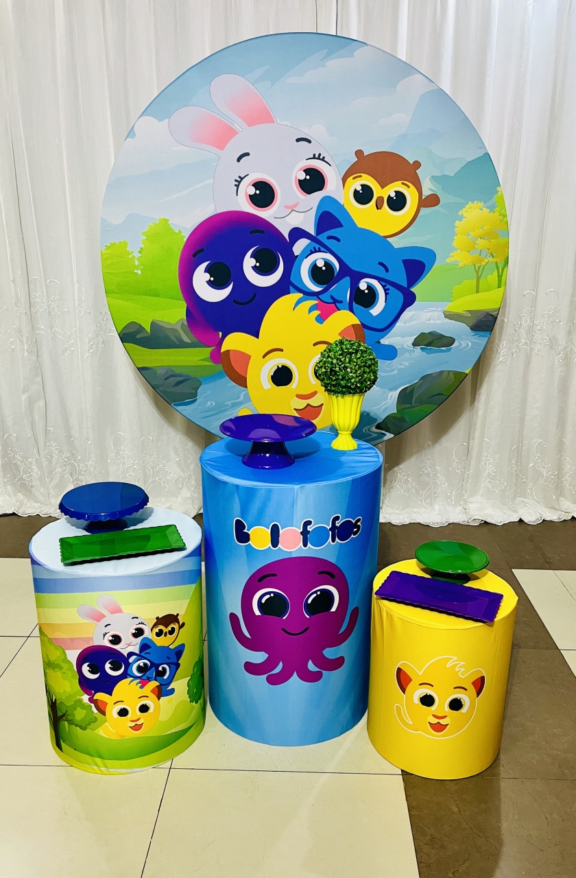 Kit Essencial Bolofofo - Ns Decorações Pegue e Monte