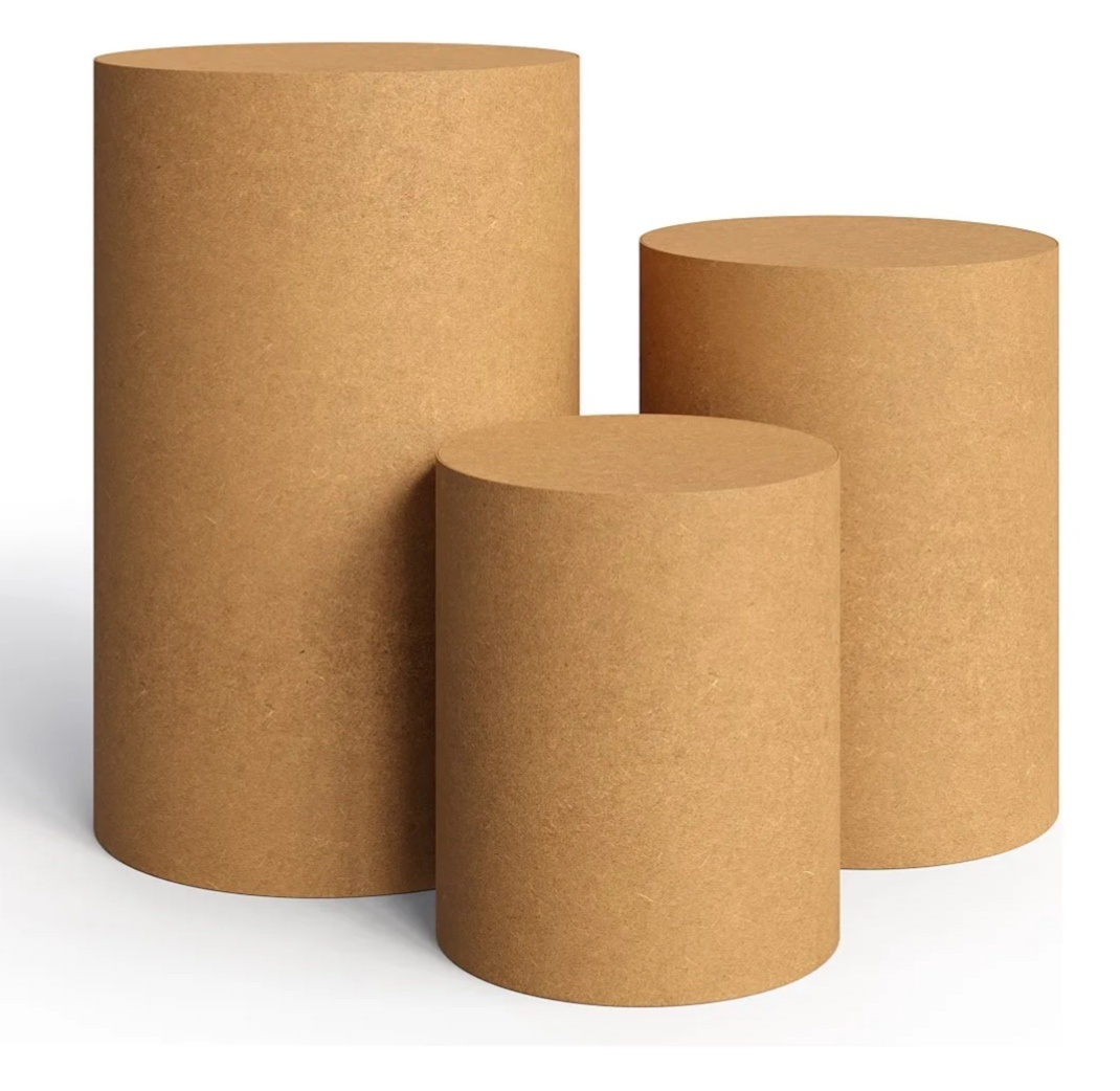 Trio de Cilindros - Ns Decorações Pegue e Monte