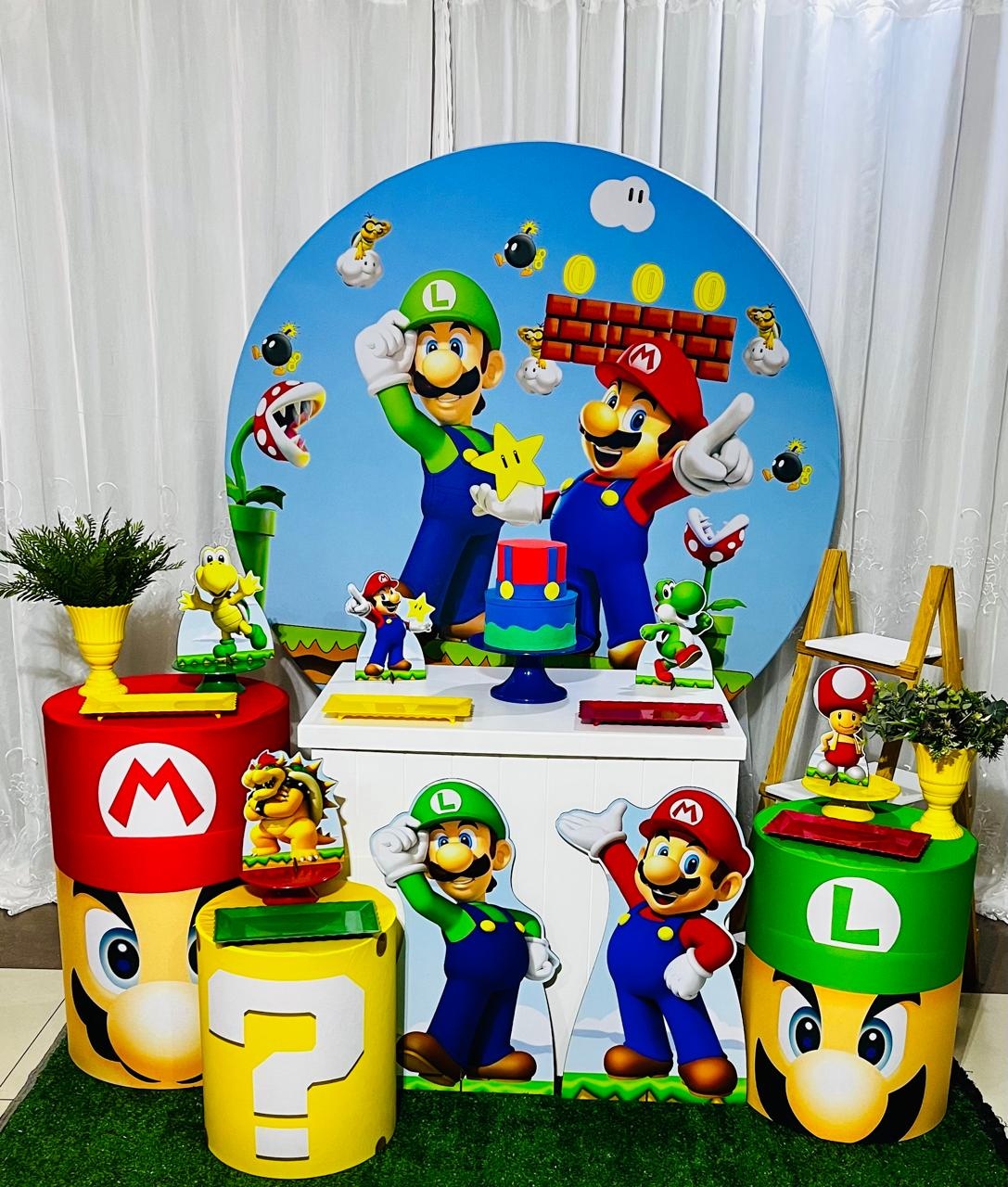 Super Mario Premium - Ns Decorações Pegue e Monte