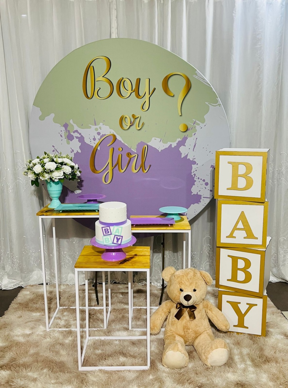Kit Chá Revelação - Ns Decorações Pegue e Monte