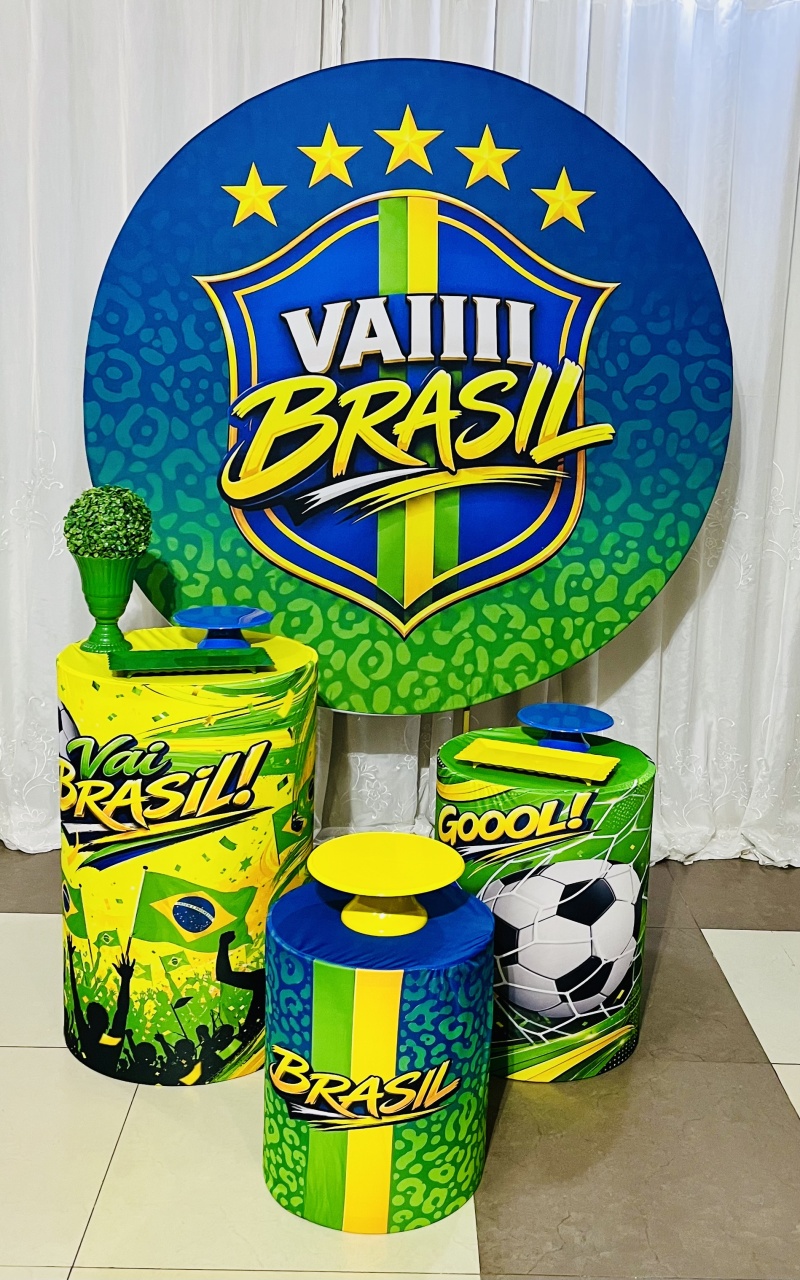 Kit Essencial Copa Do Mundo - Ns Decorações Pegue e Monte