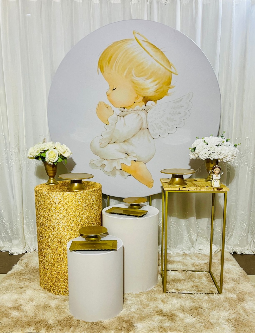 Kit Bronze Batizado - Ns Decorações Pegue e Monte