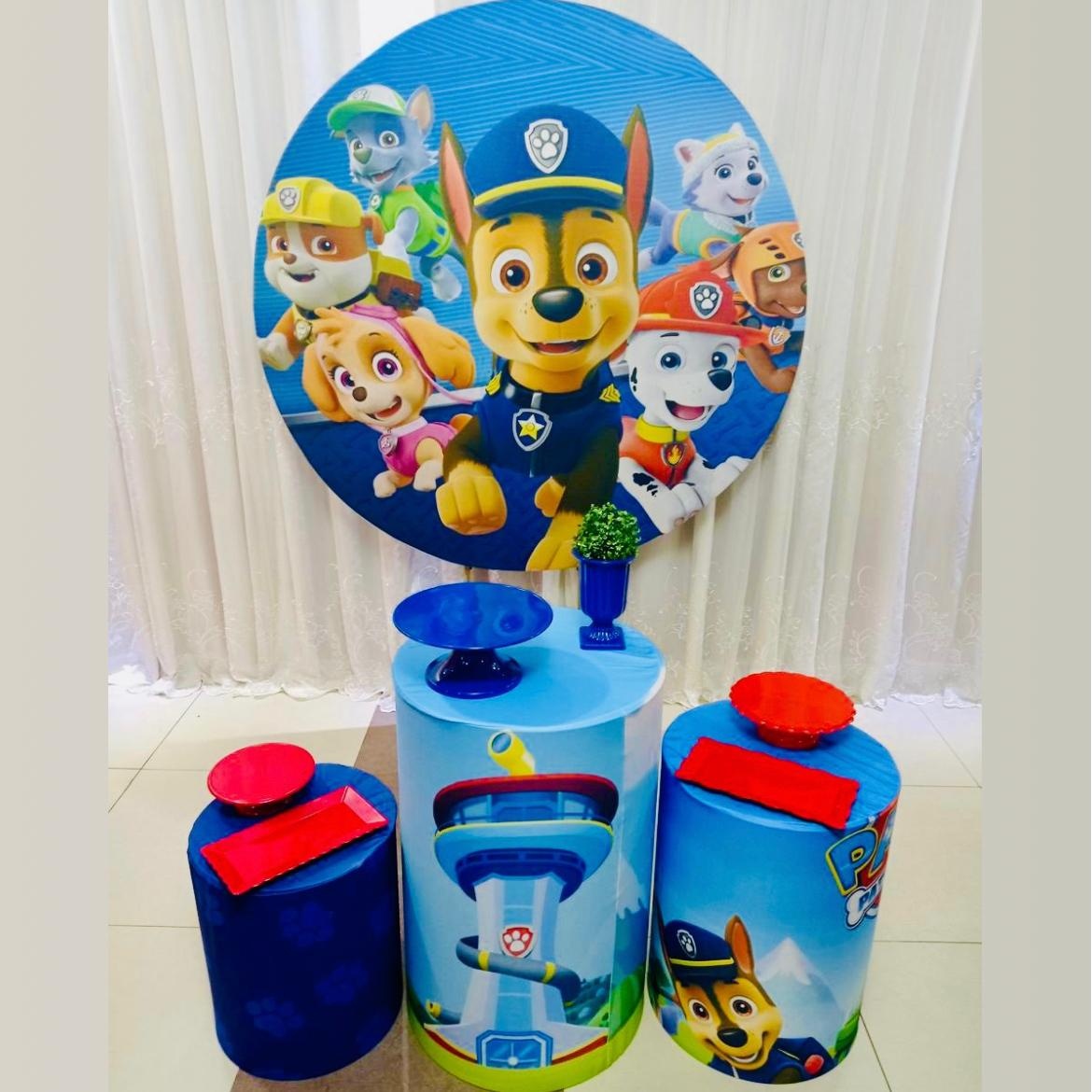 Kit Essencial Patrulha Canina - Ns Decorações Pegue e Monte