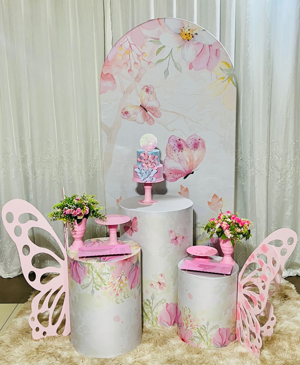 Kit Essencial Premium Borboleta - Ns Decorações Pegue e Monte