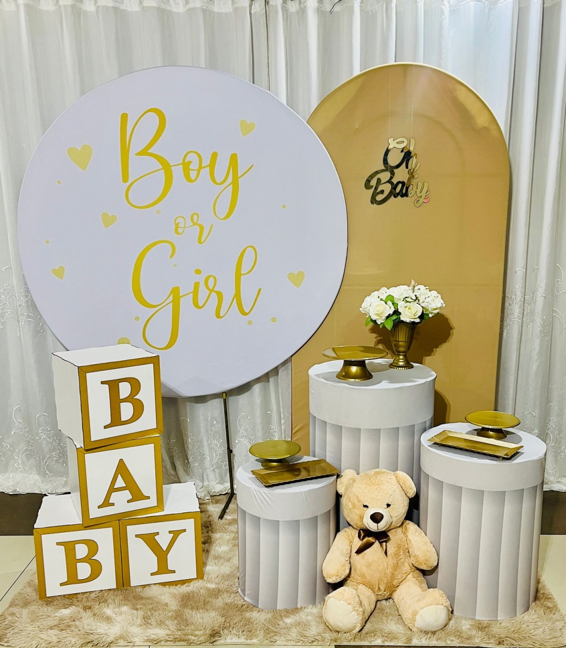 Kit Essencial Premium Oh Baby - Ns Decorações Pegue e Monte