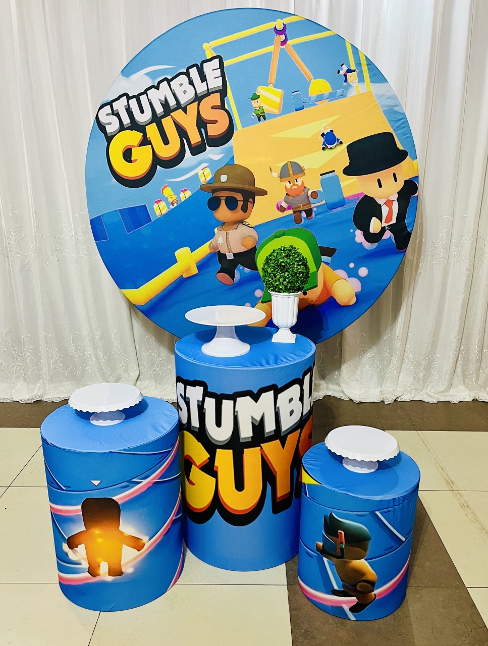 Kit Essencial Stuumble Guys - Ns Decorações Pegue e Monte