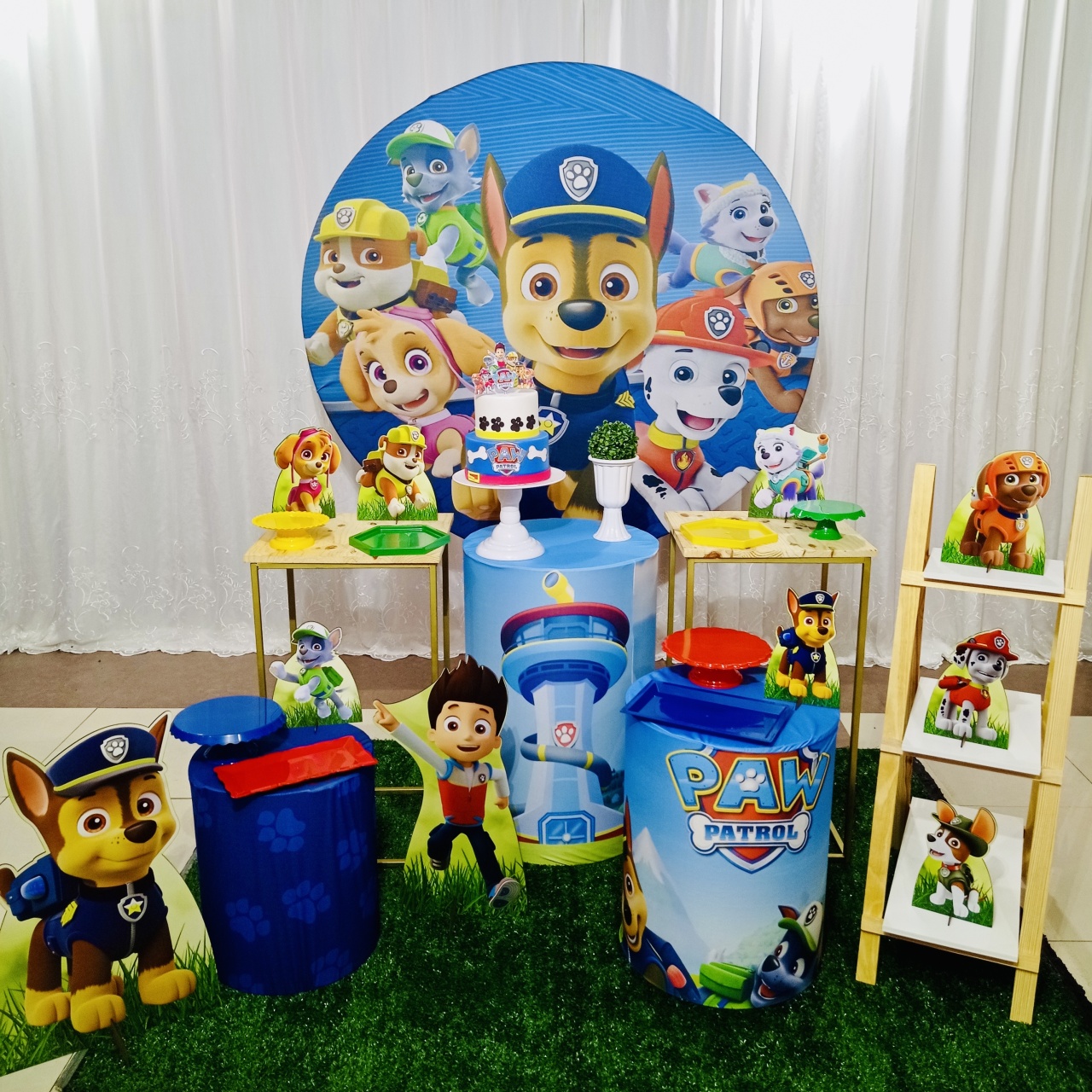 Kit Prata Premium Patrulha Canina - Ns Decorações Pegue e Monte