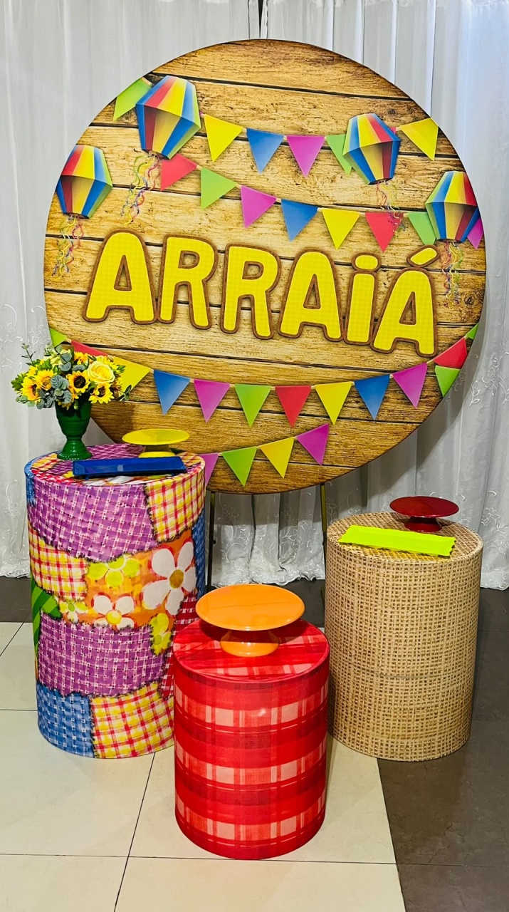 Arraia Bandeirinhas - Ns Decorações Pegue e Monte