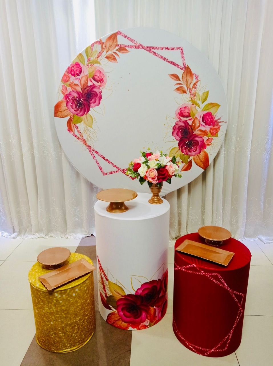 Floral Vermelho - Ns Decorações Pegue e Monte