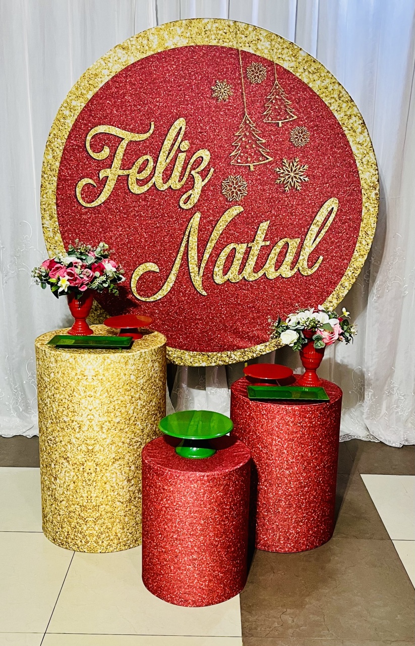 Kit Essencial Feliz Natal - Ns Decorações Pegue e Monte