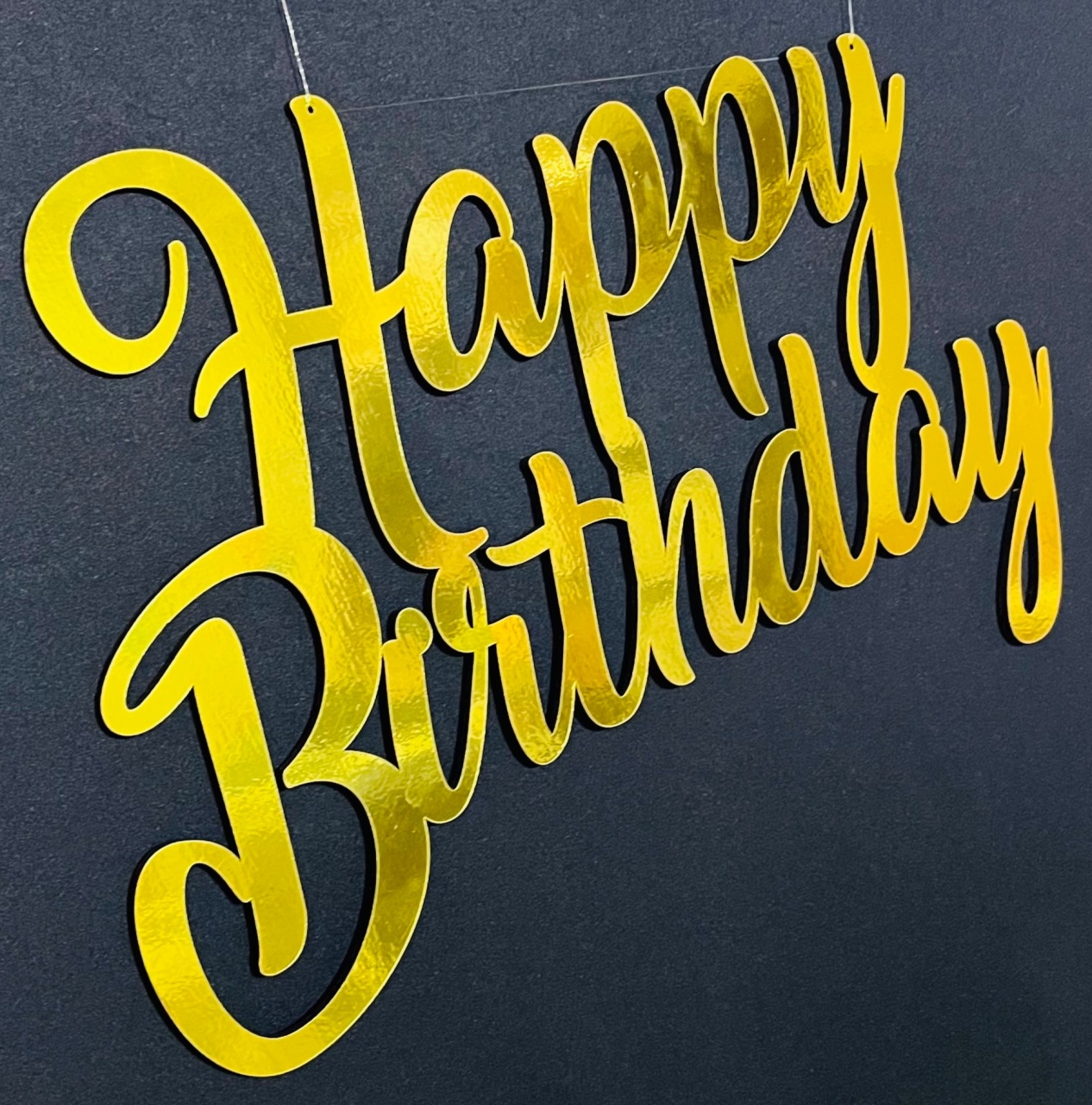 Placa Happy Birthday Mdf - Ns Decorações Pegue e Monte