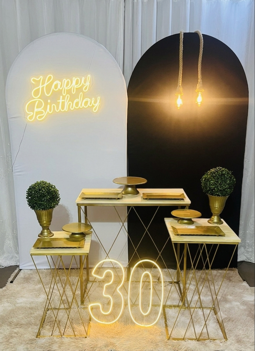 Kit Master Branco E Preto 30 Anos - Ns Decorações Pegue e Monte