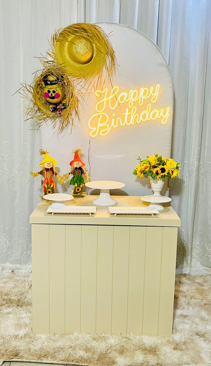 Happy Birthday Arraia - Ns Decorações Pegue e Monte
